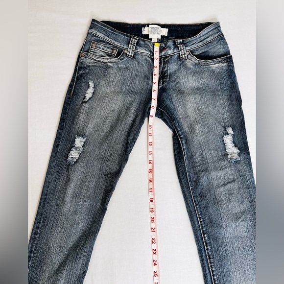 Hydraulic Juniors  Denim Jeans Denim Low Rise  Size 9/10 Blue - Picture 4 of 8